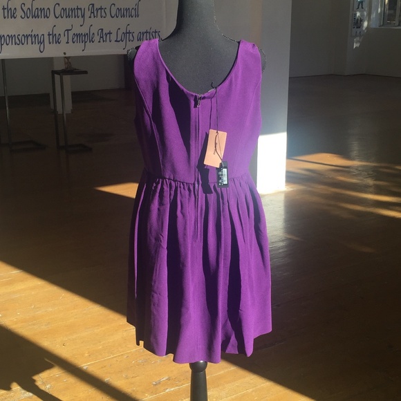 Purple Miu Miu mini dress - Picture 4 of 7